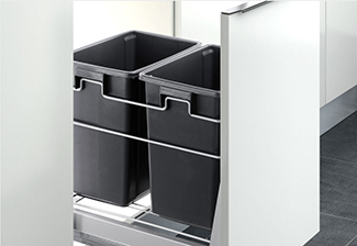 KKA-08 WASTE BIN (WITH QUADRO SLIDE)